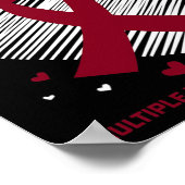 ギフト血液がん製品姪く多発性骨髄腫 ポスター (角)