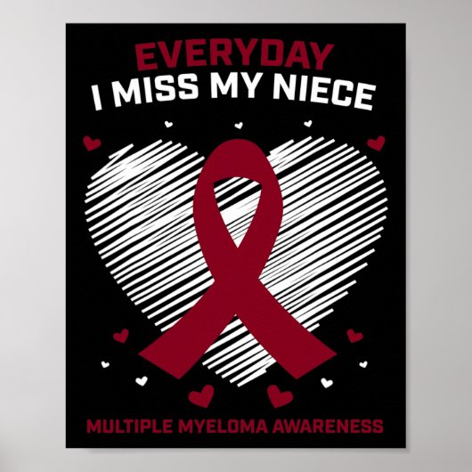 ギフト血液がん製品姪く多発性骨髄腫 ポスター (正面)
