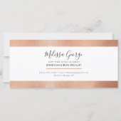 ギフト証エレガント券シック釉薬バラ金ゴールド (裏面)