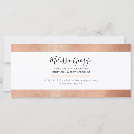 ギフト証エレガント券シック釉薬バラ金ゴールド (裏面)