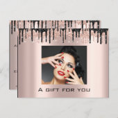 ギフト証明書の休日美しいバラシルバーラッシュ ポストカード (正面/裏面)