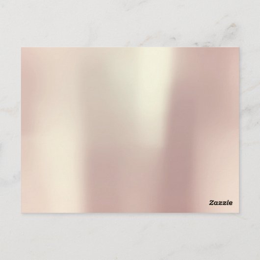 ギフト証明書の点滅の拡張メイクアップブルーピンク ポストカード (裏面)