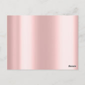 ギフト証明書まつげ拡張メイクアップアーティスト ポストカード (裏面)