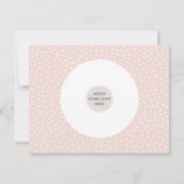 ギフト証明書アーモダンチ赤面ピンクブラック (裏面)