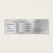 ギフト証明書グレースモール！まつげメイクアップアーティスト (裏面)