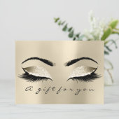 ギフト証明書シャンパイネラッシュ美しいメイクアップ (スタンド正面)