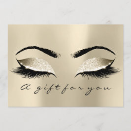 ギフト証明書シャンパイネラッシュ美しいメイクアップ