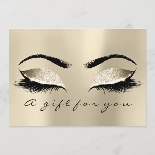 ギフト証明書シャンパイネラッシュ美しいメイクアップ (正面)