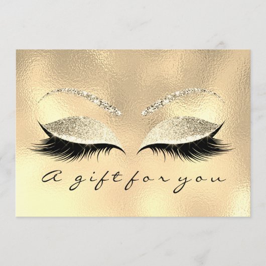 ギフト証明書シャンパイネラッシュ美しいメイクアップ (正面)