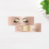 ギフト証明書バラピンクの金ゴールドまばたきメイクアップVIP (デスク)