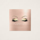 ギフト証明書バラホワイト金ゴールドまばたきメイクアップVIP (正面)