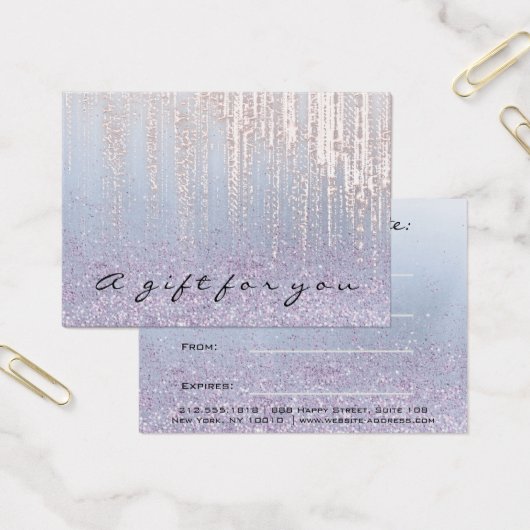 ギフト証明書バラメイクアップヘア爪、 ネイルワックスドリップ (オフィス)