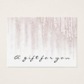 ギフト証明書バラメイクアップヘア爪、 ネイルワックスドリップ (正面)