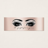 ギフト証明書バラ金ゴールドまばたきメイクアップグレー (正面)