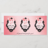 ギフト証明書ヘアサロンスタイリストボウズピーチ (裏面)