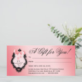 ギフト証明書ヘアサロンスタイリストボウズピーチ (スタンド正面)