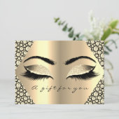 ギフト証明書ラッシュブラックダイヤモンドメイクアップ (スタンド正面)