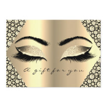 ギフト証明書ラッシュブラックダイヤモンドメイクアップ