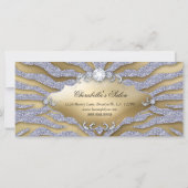 ギフト証明書交換サロンジュエリー銀金ゴールド (裏面)