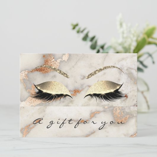 ギフト証明書大理石の銅まぶし珊瑚化粧 (スタンド正面)