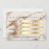 ギフト証明書大理石の銅まぶし珊瑚化粧 (裏面)