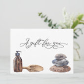 ギフト証明書日スパサロンマッサージ (スタンド正面)