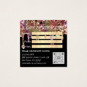 ギフト証明書爪、 ネイルヘアメイクアップドリップブラック