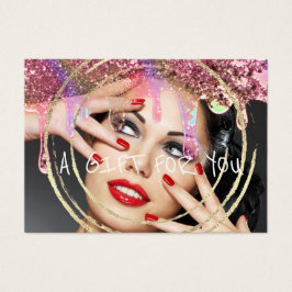 ギフト証明書爪、 ネイルヘアメイクドリップグレー