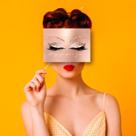 ギフト証明書白い点字美しいバラピンク