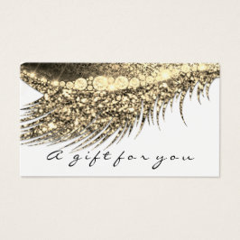 ギフト証明書金属金ゴールドラッシュホワイトメイクアップ