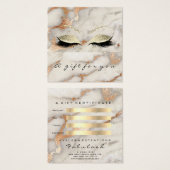 ギフト証明書銅大理石コーラルラッシュメイクアップ (正面&裏面)