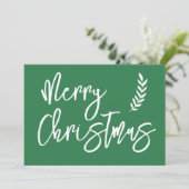 ギフト証明書 クリスマス 現代のスクリプト (スタンド正面)