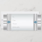 ギフト証明書 青いビジネスギフト証明書 (裏面)