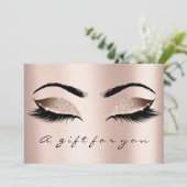 ギフト証明書Skinux金ゴールドラッシュ美しいメイクアップ (スタンド正面)