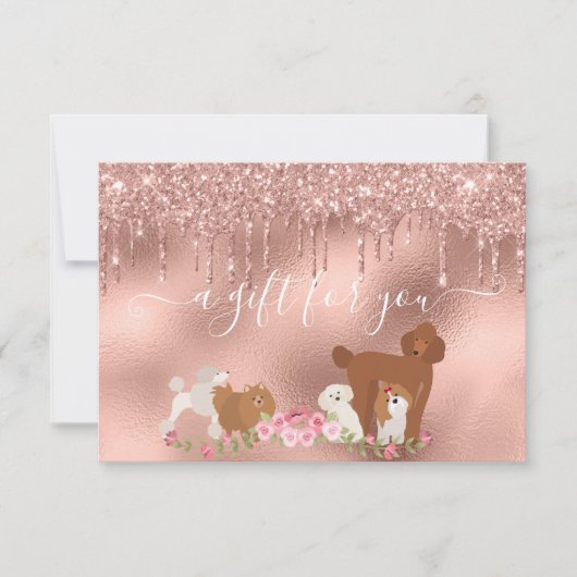 ギフト証明犬グルーミングペット獣医ボード (正面)