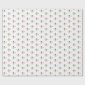 ギフト転がラップ – 子供の芸術 – クリスマス雪だるま ラッピングペーパー (フラット)