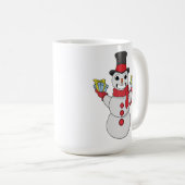 ギフト雪だるま コーヒーマグカップ (正面右)