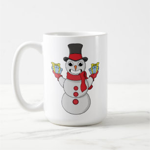 ギフト雪だるま コーヒーマグカップ
