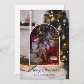 ギフト飾ボックス付きお祭りクリスマスツリー シーズンカード (正面/裏面)