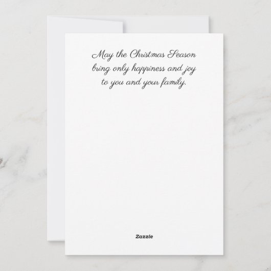 ギフト飾ボックス付きお祭りクリスマスツリー シーズンカード (裏面)