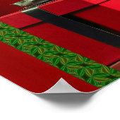 ギフト飾ポスター付きクリスマスツリー ポスター (角)