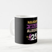 ギフト25歳の誕生日の女性ハロウィンウィッチ コーヒーマグカップ (正面左)