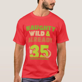 ギフト35歳の誕生日の女性馬家族 Tシャツ