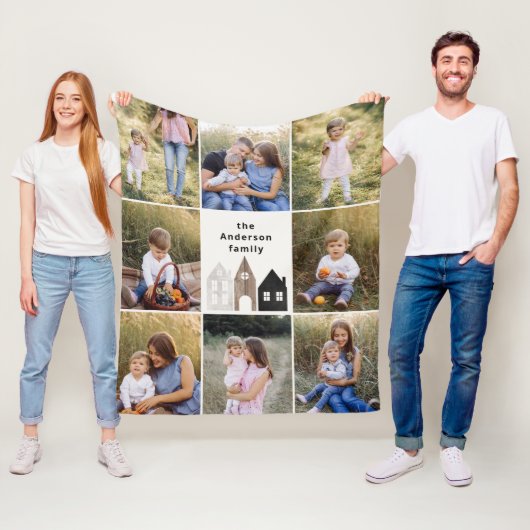 ギフト8写真スカンジハウスエレガント フリースブランケット (インサイチュ)