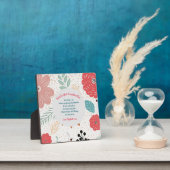 ギフト - おばあちゃんへの詩 - 祖父母へのプレゼント - オーダーメイド フォトプラーク (インサイチュ)