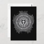 "ギフト"のLutherバラのキリスト教のイエス・キリストのキリスト教の主 ポストカード (正面/裏面)