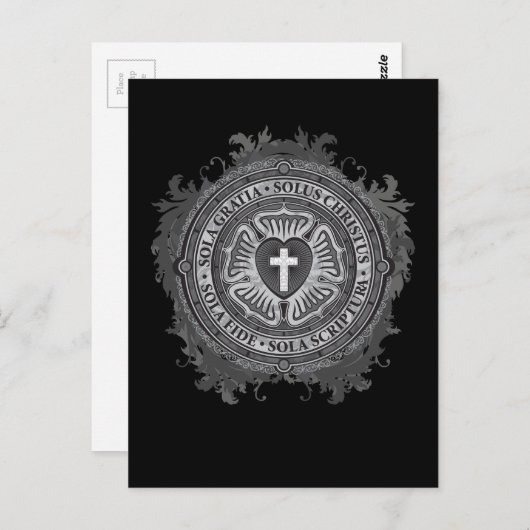 "ギフト"のLutherバラのキリスト教のイエス・キリストのキリスト教の主 ポストカード (正面/裏面)