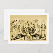 ギフト・エクセントリックによるグロテスクな旋回1900 ポストカード (正面/裏面)