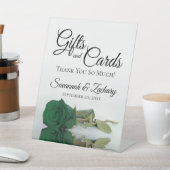 ギフト&カードエメラルドグリーンバラありがとう 台座サイン (インサイチュ)