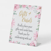 ギフト&カードラブは開花ペデスタルサインに 台座サイン (正面)